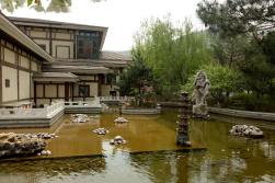 大連唐風溫泉園林景觀工程