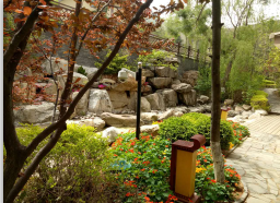 大連唐風溫泉園林景觀工程